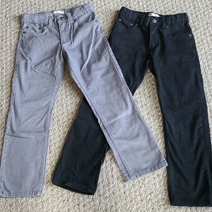 Two Pair Boys Levi Strauss Jeans
